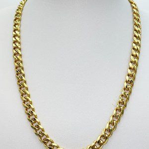Stainless Steel Miami Cuban Chain  9mm